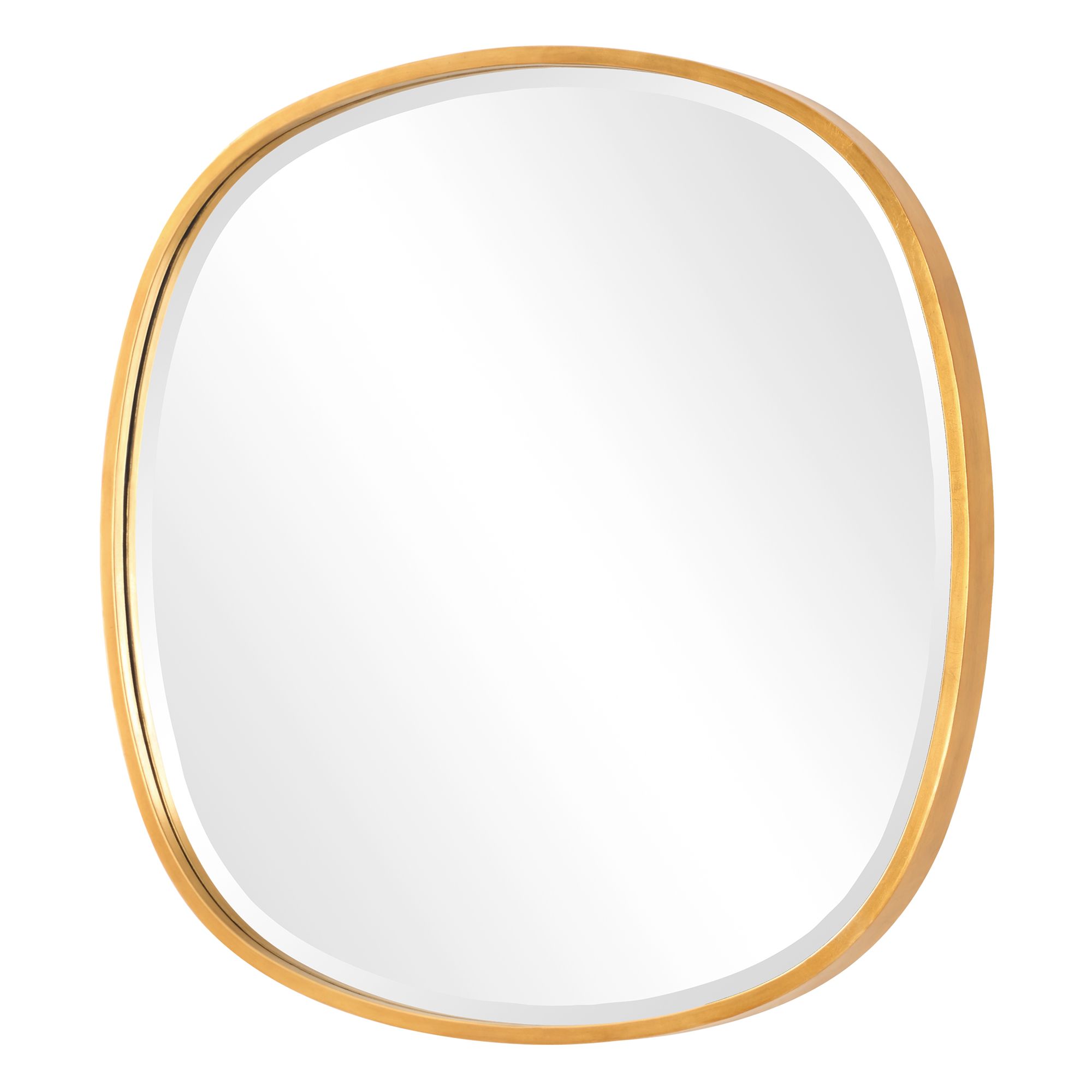 Image 4 Cinnabar Road Horizon Halo Gold 30" Round Wall Mirror more views