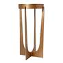 2_Cinnabar Road Katherine 12 1/4" Wide Old Brass Accent Table more views