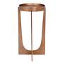 3_Cinnabar Road Katherine 12 1/4" Wide Old Brass Accent Table more views