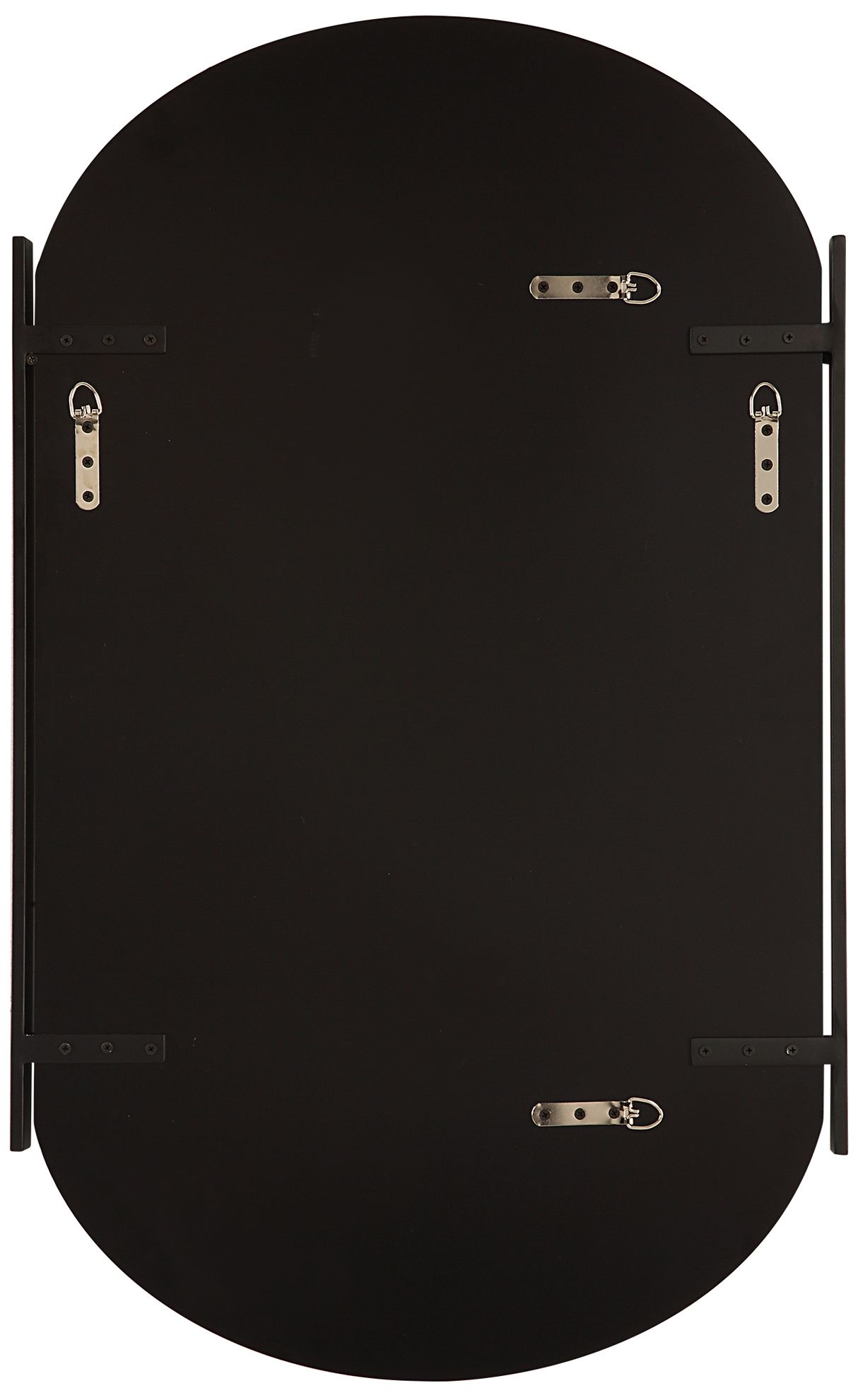 Image 7 Cinnabar Road Kellan Satin Black 23 1/4" x 38" Wall Mirror more views