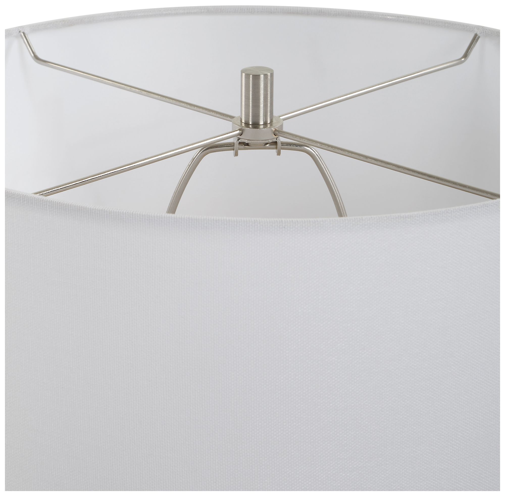Image 3 Cinnabar Road Kennedy 23 1/2" High Neutral Ceramic Table Lamp more views