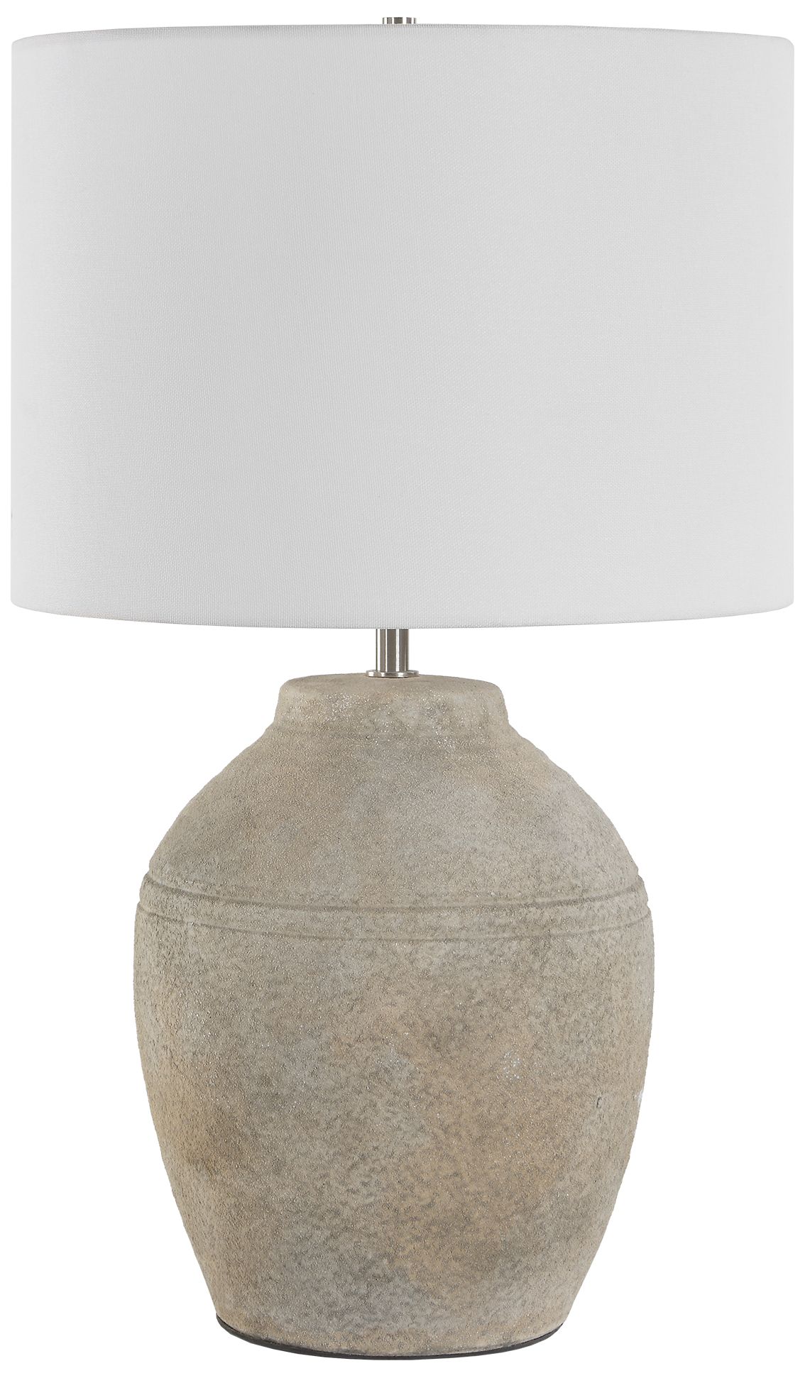 Image 4 Cinnabar Road Kennedy 23 1/2" High Neutral Ceramic Table Lamp more views