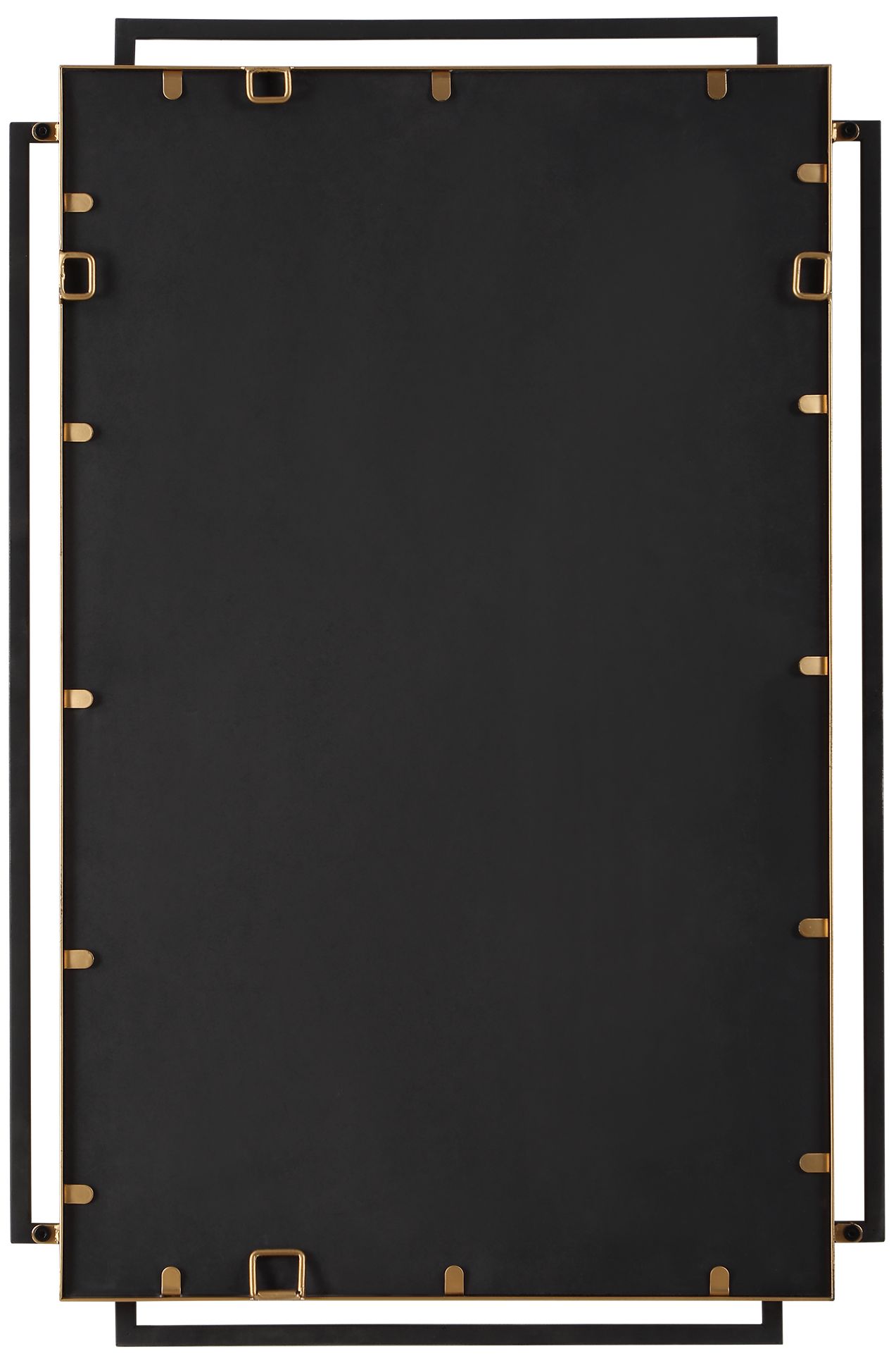 Image 6 Cinnabar Road Kensington 34 1/8 H" Bronze and Gold Metal Framed Mirror more views