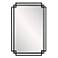 Cinnabar Road Kensington Matte Black 22 1/4" x 34" Wall Mirror