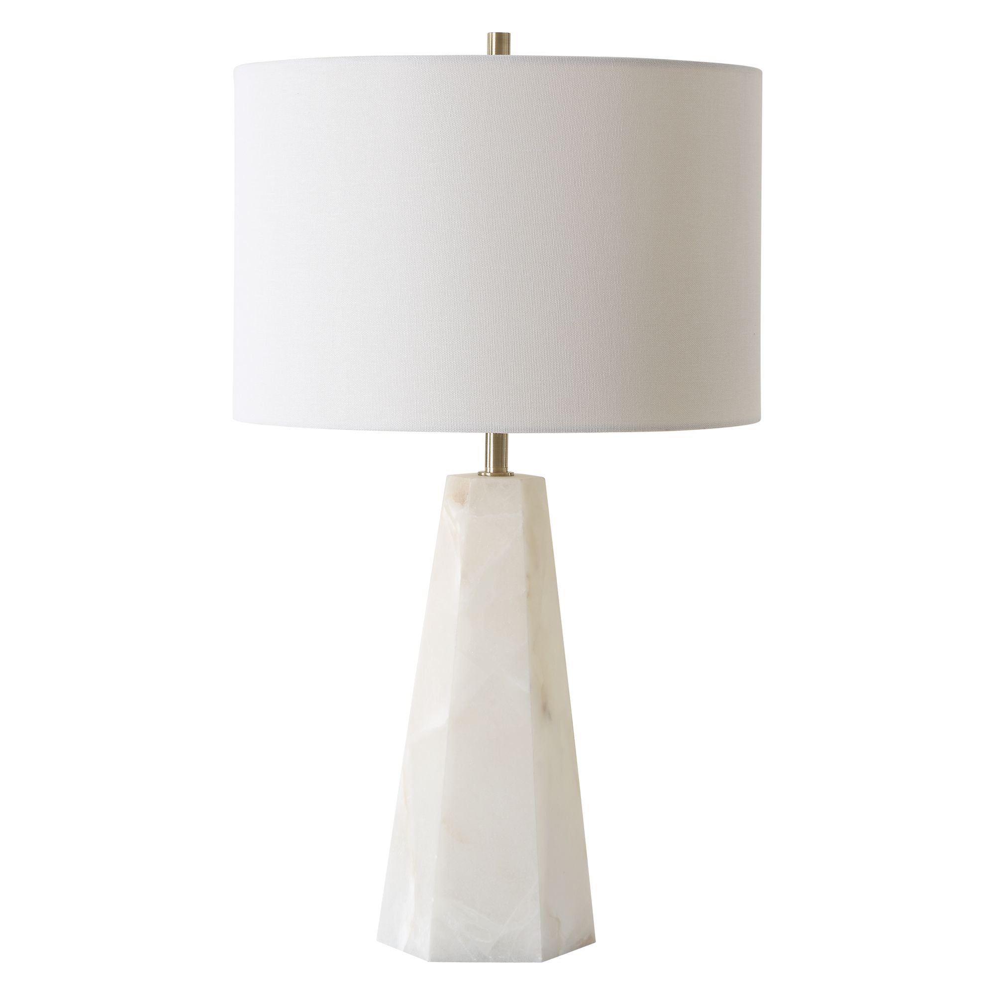 Image 2 Cinnabar Road Kirby Cream Marble Accent Table Lamp