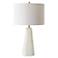 Cinnabar Road Kirby Cream Marble Accent Table Lamp
