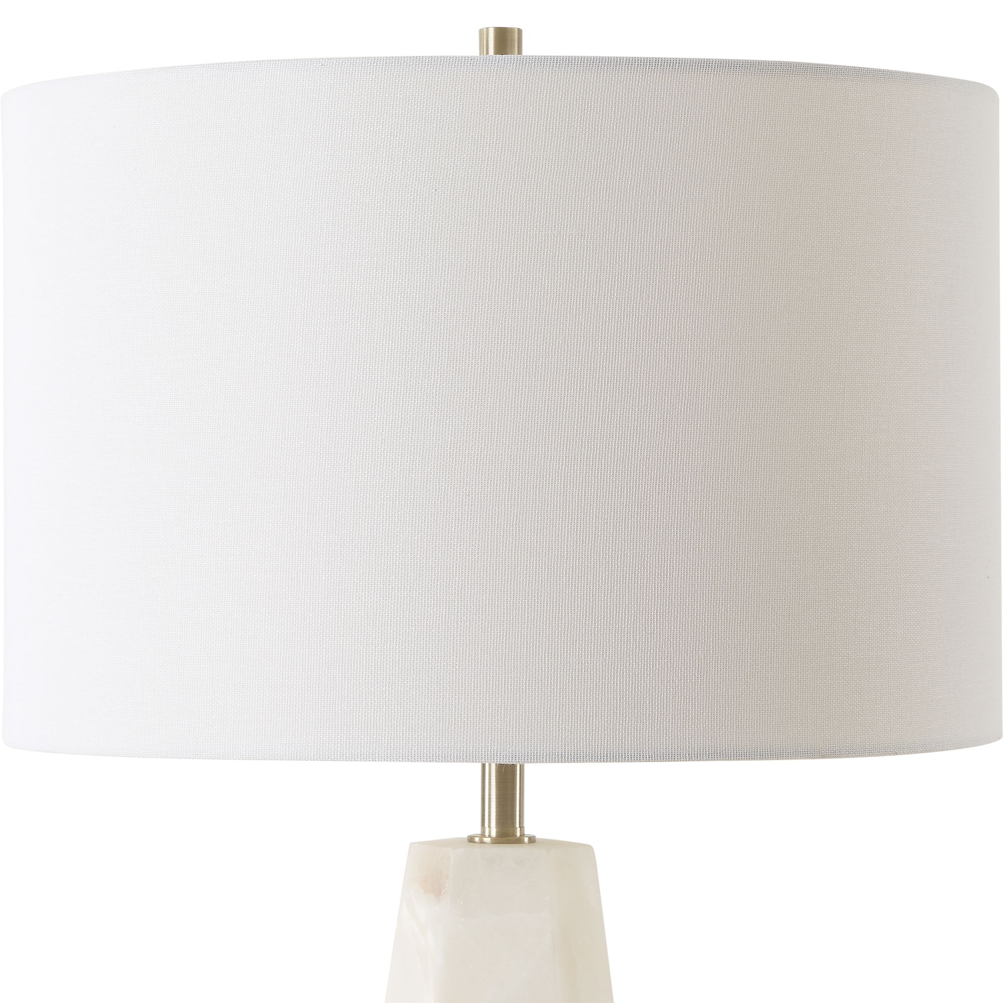 Image 5 Cinnabar Road Kirby Cream Marble Accent Table Lamp more views