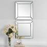 1_Cinnabar Road Laguna 22" Square Frameless Wall Mirrors Set of 2