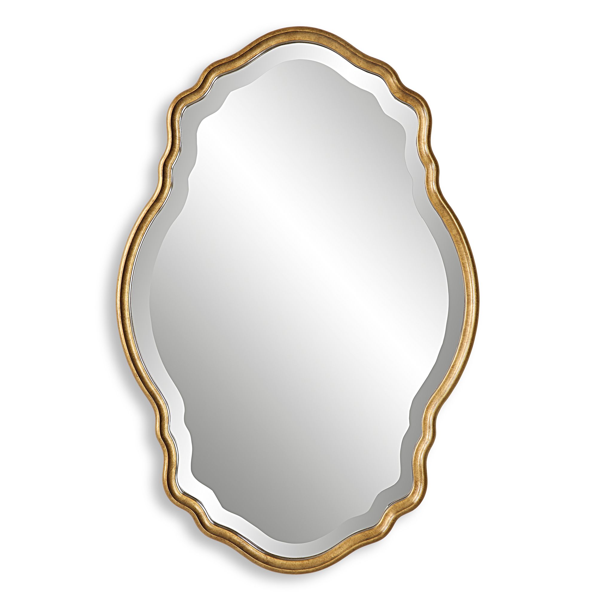 Image 2 Cinnabar Road Leona Rich Gold 22 1/4" x 33 1/4"" Wall Mirror