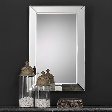 Cinnabar Road Leyton 22" x 34" Frameless Wall Mirror
