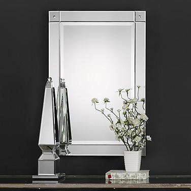 Cinnabar Road Leyton 24" x 36" Frameless Wall Mirror
