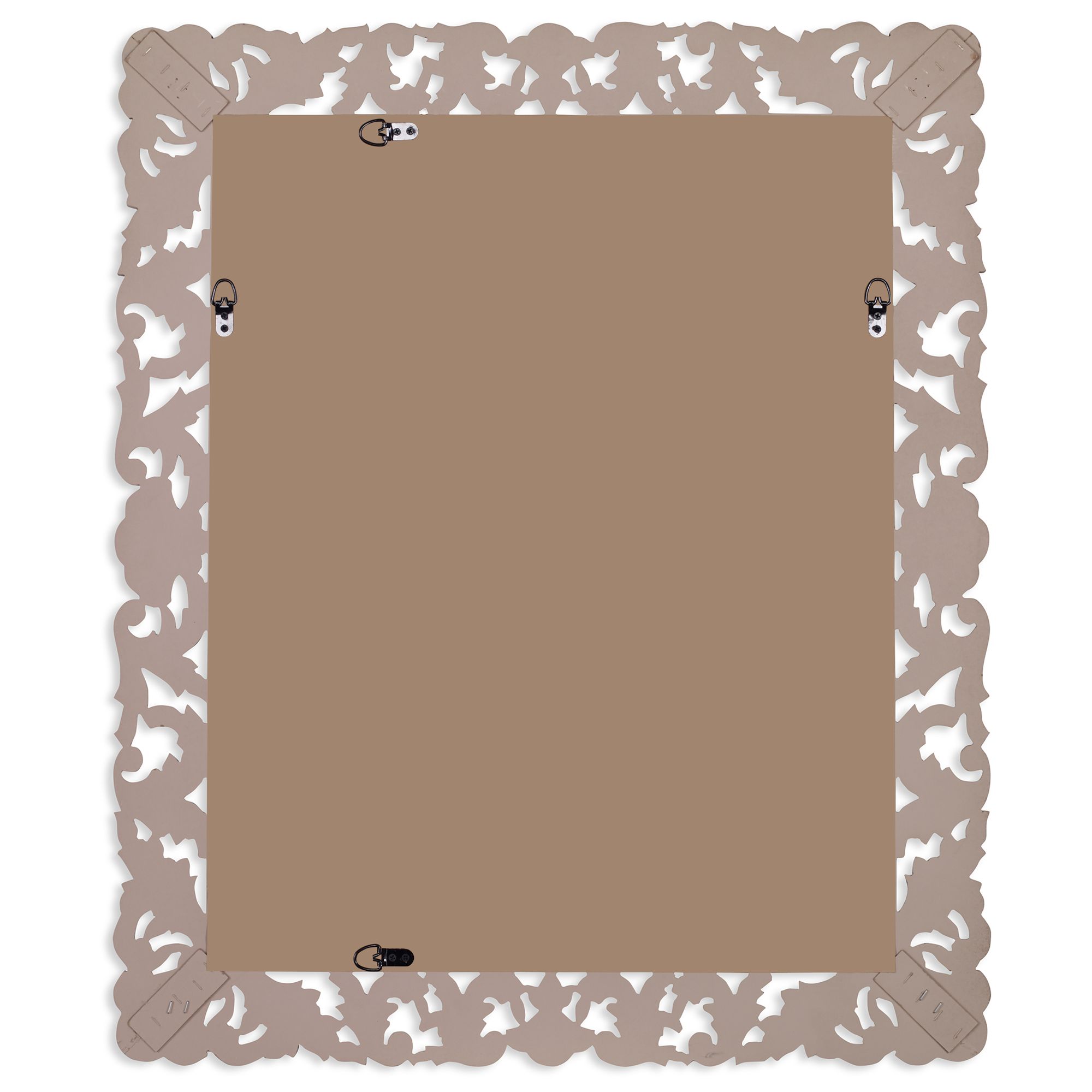 Image 6 Cinnabar Road Lind Natural Ornate 30 1/2" x 36 1/2" Wall Mirror more views