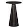 Cinnabar Road Lyra 12 3/4" Wide Dark Bronze Accent Table