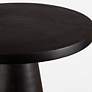 3_Cinnabar Road Lyra 12 3/4" Wide Dark Bronze Accent Table more views