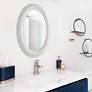 3_Cinnabar Road Madison Pure White 22 1/4" x 29 1/4" Wall Mirror more views