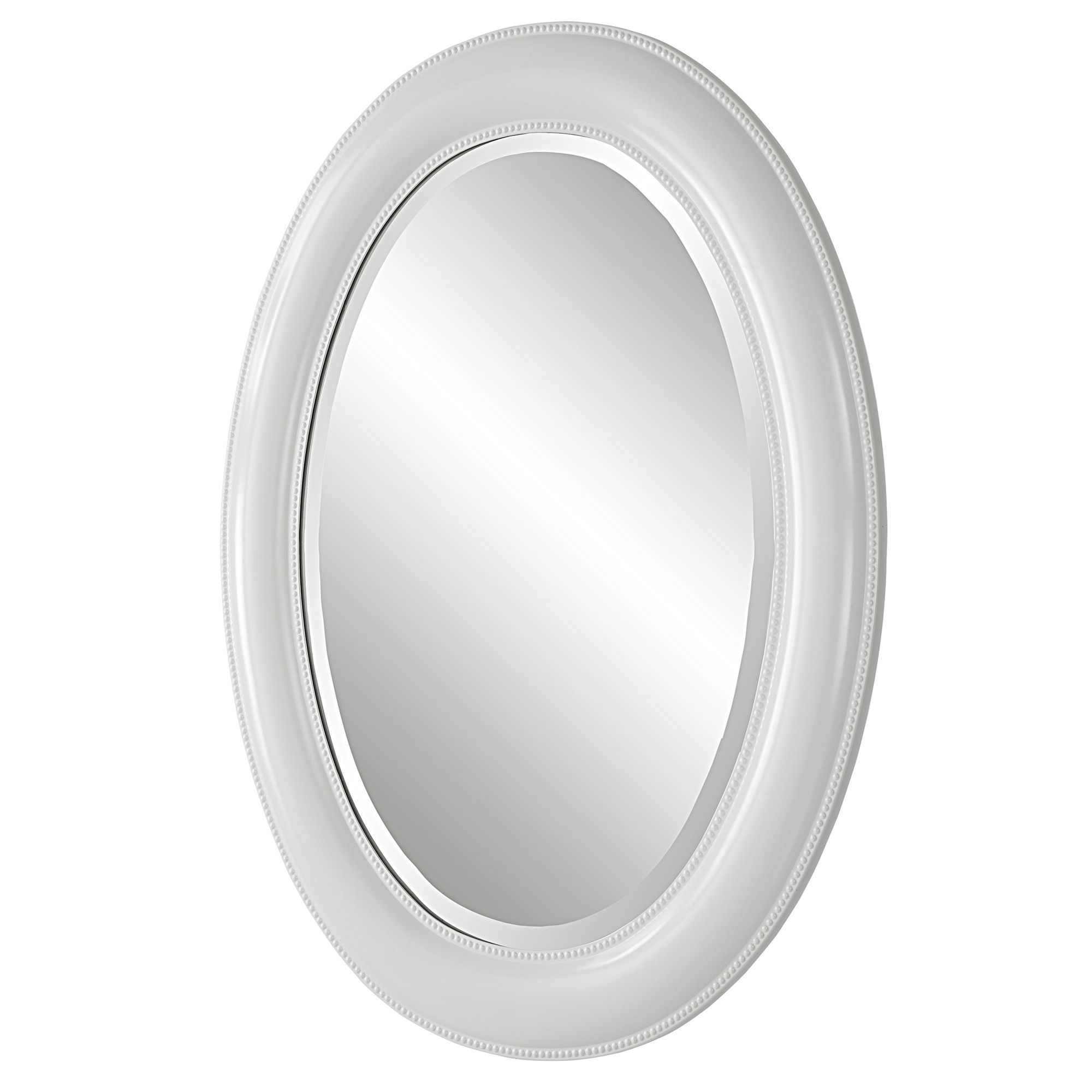 Image 4 Cinnabar Road Madison Pure White 22 1/4" x 29 1/4" Wall Mirror more views