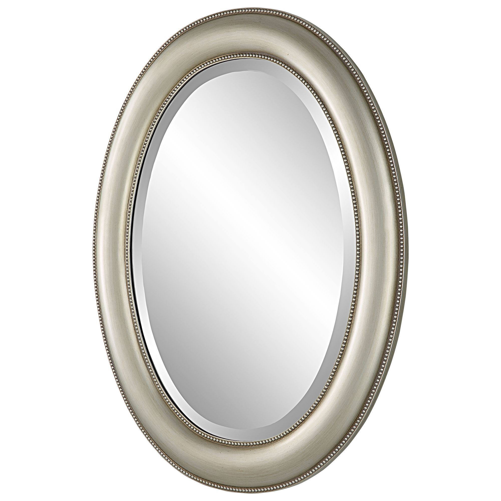 Image 4 Cinnabar Road Madison Silver 22 1/4" x 29 1/4" Oval Wall Mirror more views
