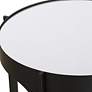 5_Cinnabar Road Maeve 16"W Black Accent Table w/ Mirrored Top more views