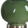 4_Cinnabar Road Maren 26" Wide Dark Green Gourd Ceramic Table Lamp more views