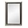 Cinnabar Road Maris Warm Silver 24" x 36" Beaded Wall Mirror