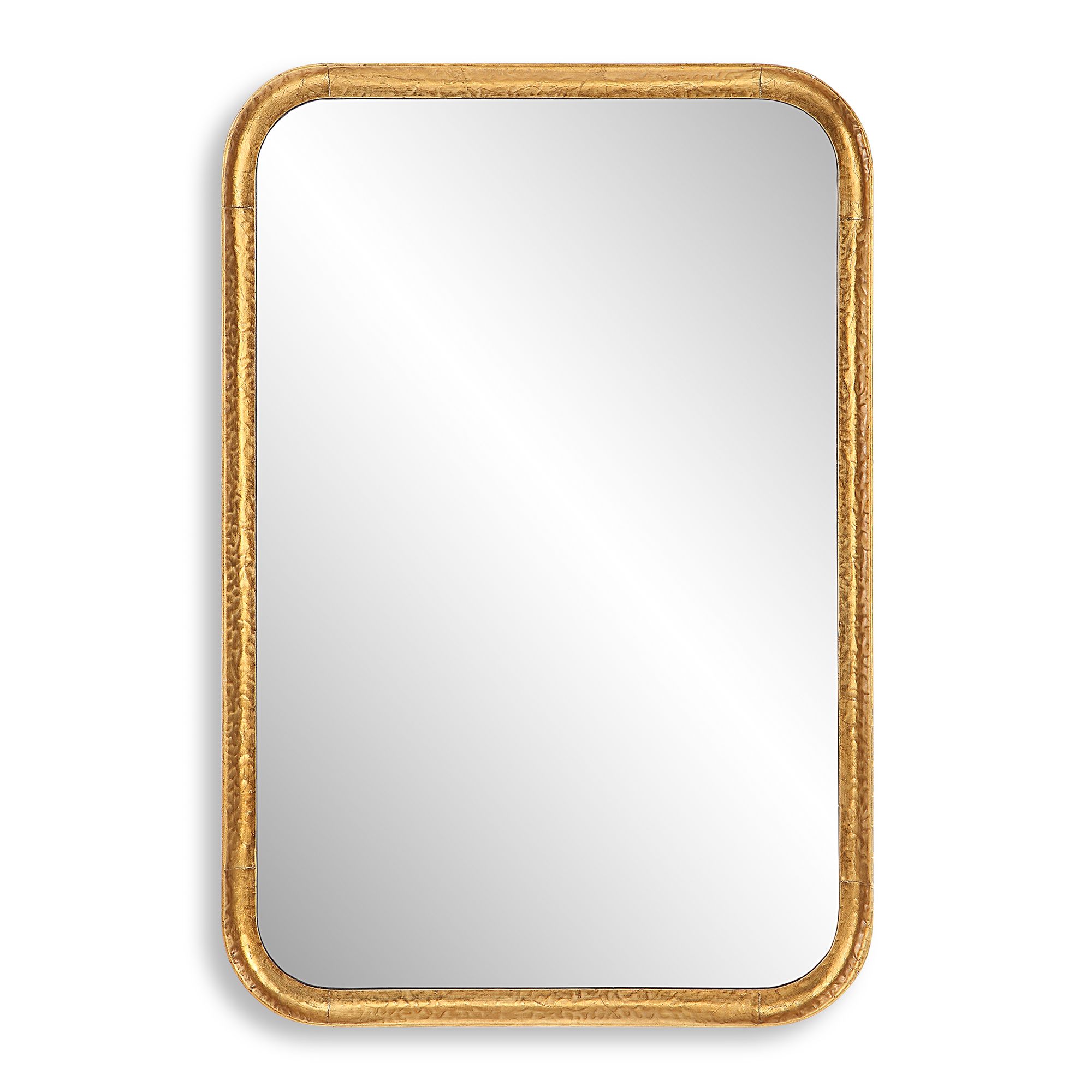Image 2 Cinnabar Road Mather Hammered Gold 20" x 30" Wall Mirror