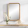 1_Cinnabar Road Mather Hammered Gold 20" x 30" Wall Mirror