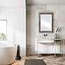 3_Cinnabar Road Meadowview Silver Toned 26" x 36" Wall Mirror more views