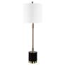 2_Cinnabar Road Mesa Black Marble and Brass Buffet Table Lamp