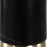 4_Cinnabar Road Mesa Black Marble and Brass Buffet Table Lamp more views