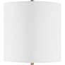 5_Cinnabar Road Mesa Black Marble and Brass Buffet Table Lamp more views