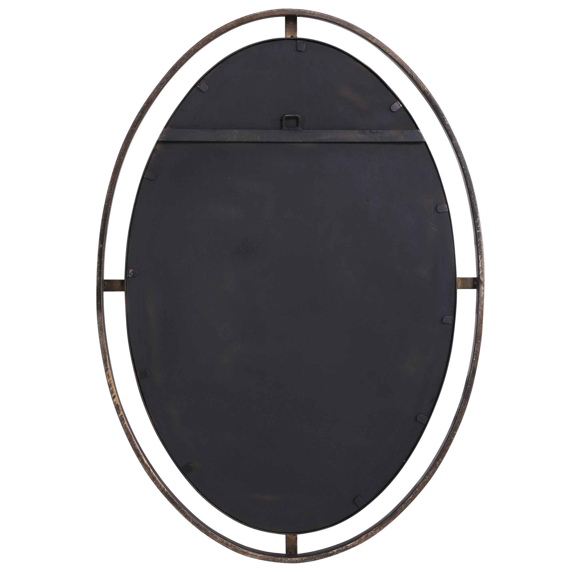 Image 6 Cinnabar Road Mill Bronze Gold 24 1/2" x 34 3/4" Wall Mirror more views