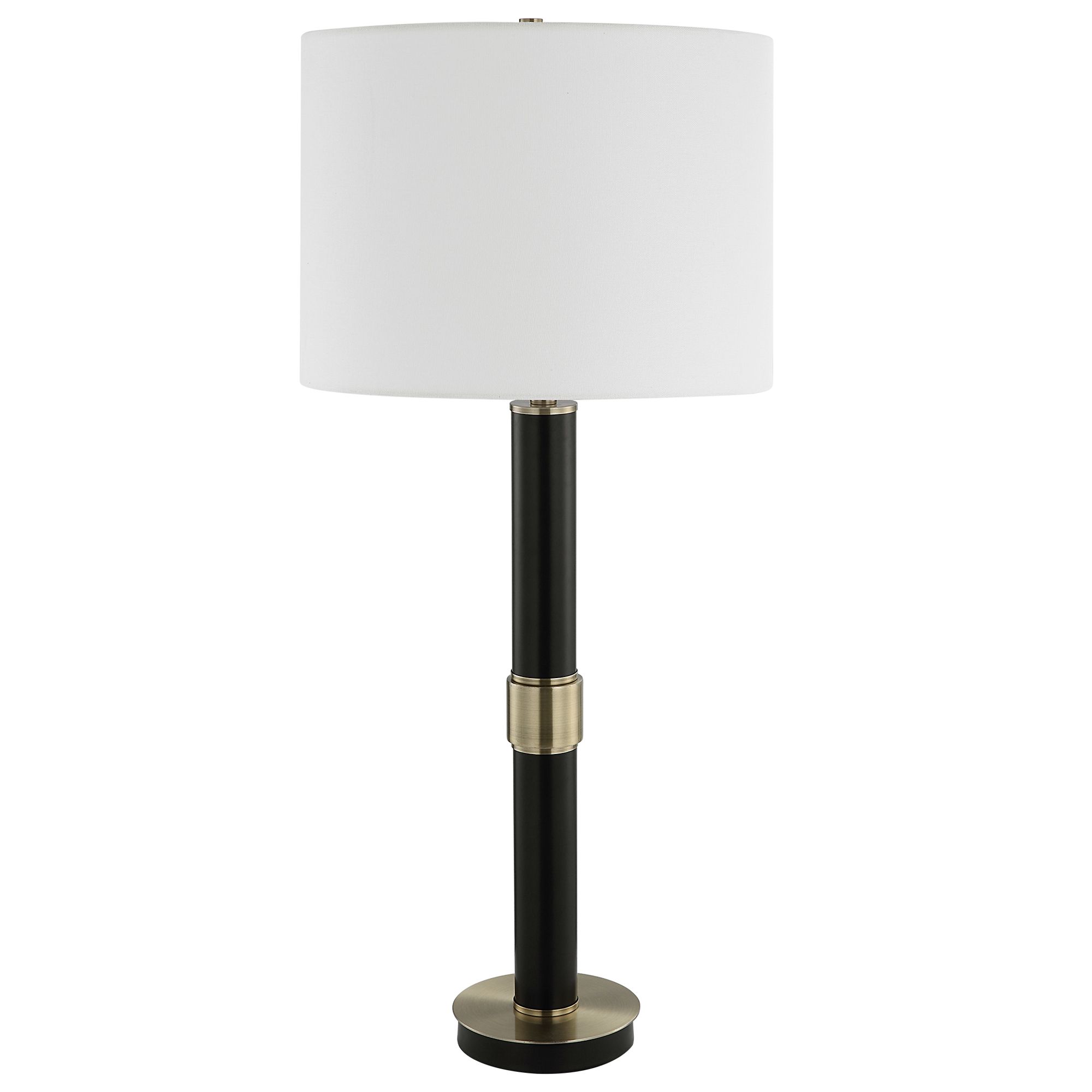 Image 2 Cinnabar Road Mineola Black and Gold Metal Table Lamp