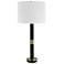 Cinnabar Road Mineola Black and Gold Metal Table Lamp
