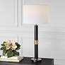 1_Cinnabar Road Mineola Black and Gold Metal Table Lamp
