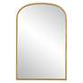 2_Cinnabar Road Miri Gold Leaf 22" x 34" Arch Wall Mirror