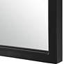 5_Cinnabar Road Miri Satin Black 22" x 34" Arch Wall Mirror more views
