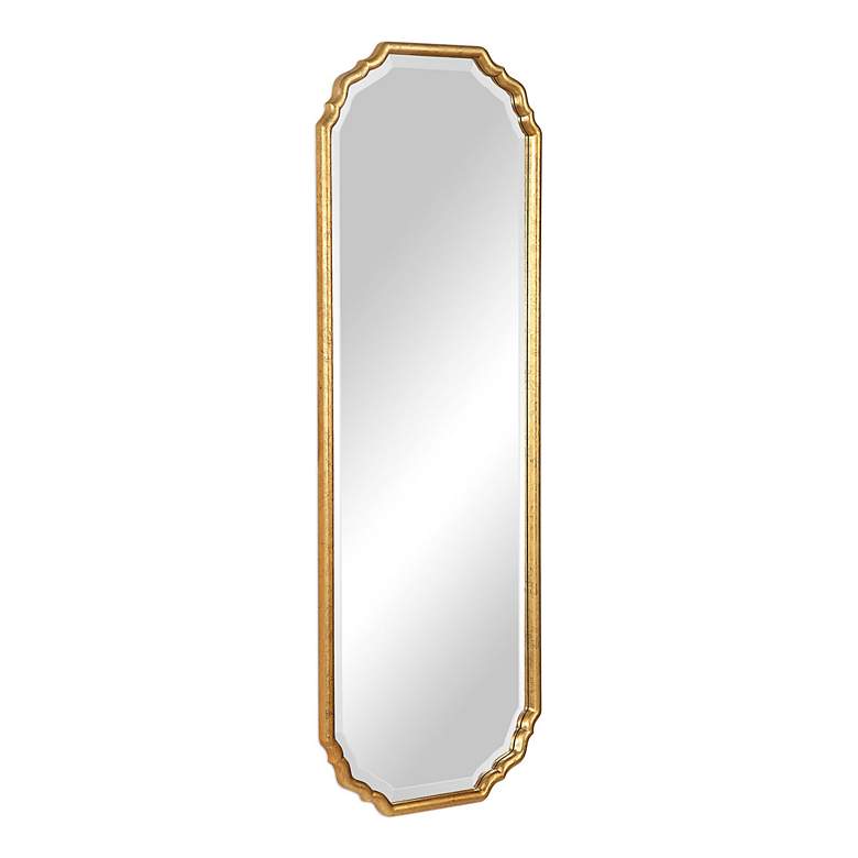 Image 4 Cinnabar Road Natomas Gold Leaf 21 1/2" x 61 1/2" Wall Mirror more views
