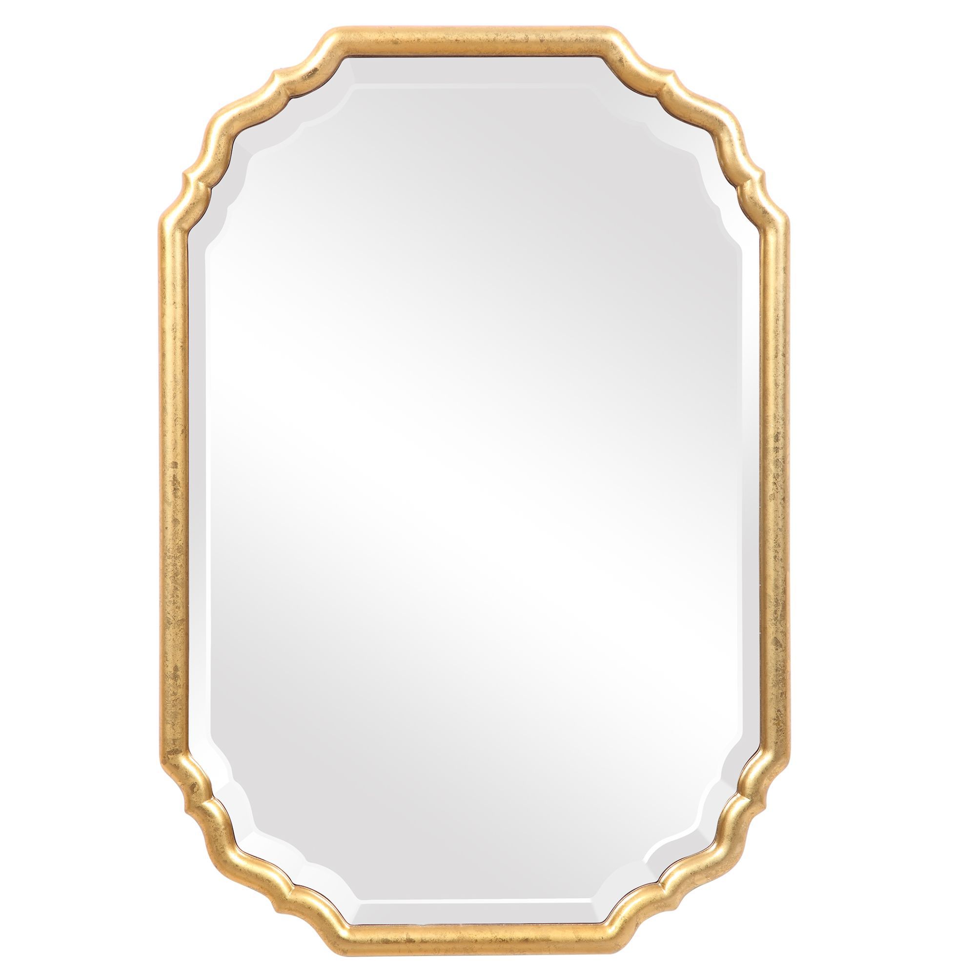 Image 2 Cinnabar Road Natomas Metallic Gold 21 1/2" x 31 1/2" Wall Mirror