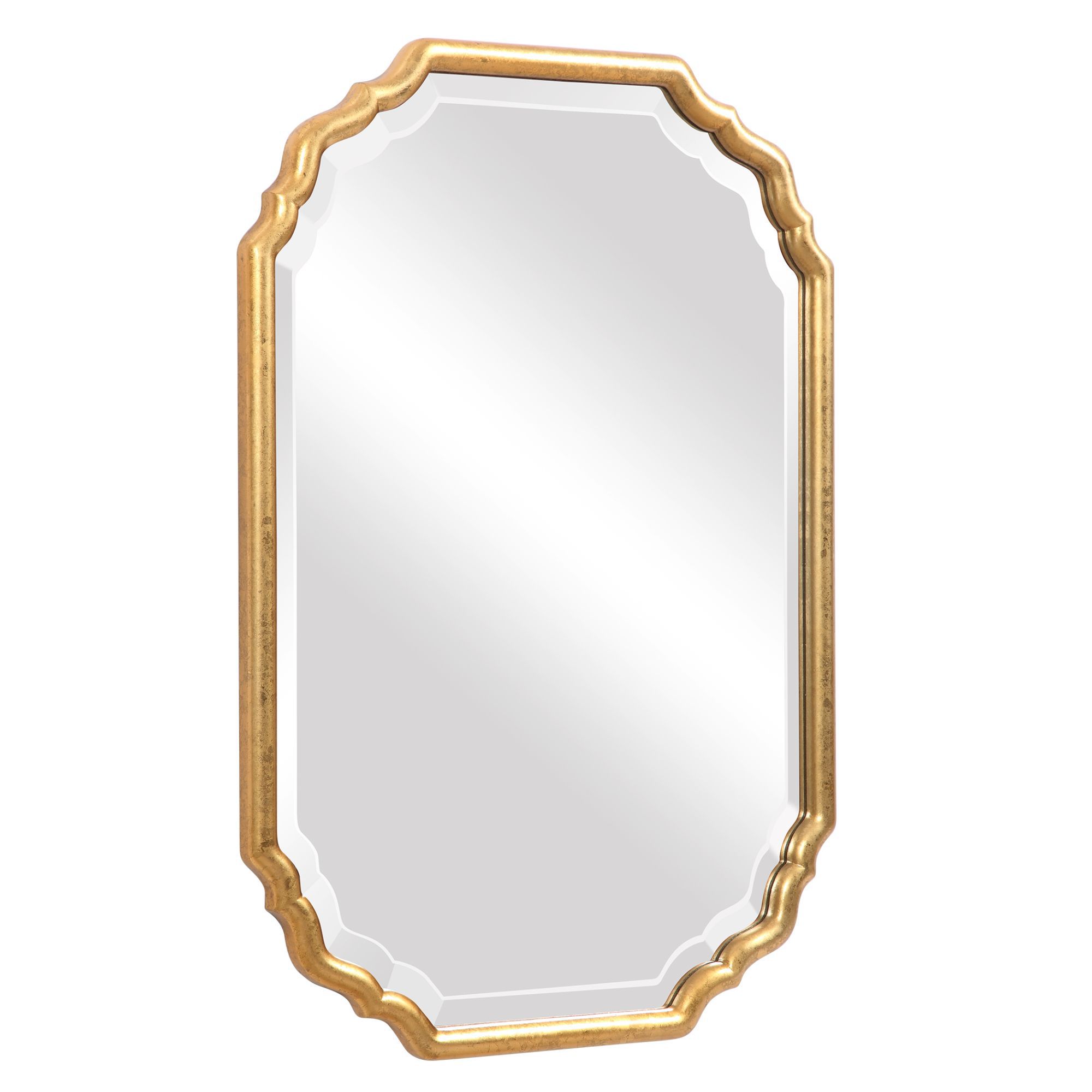 Image 4 Cinnabar Road Natomas Metallic Gold 21 1/2" x 31 1/2" Wall Mirror more views