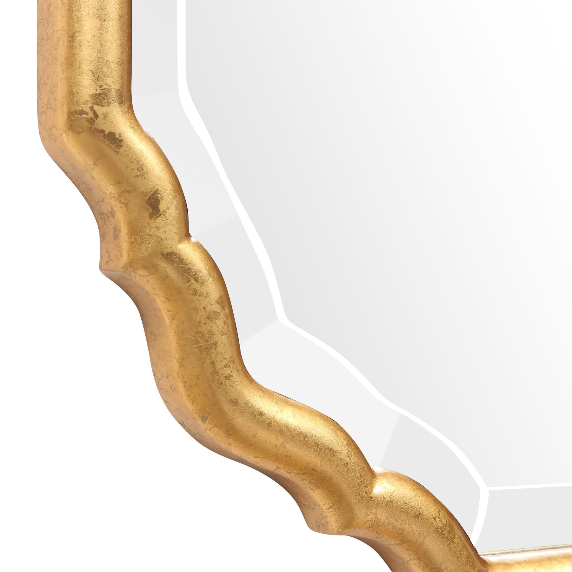 Image 5 Cinnabar Road Natomas Metallic Gold 21 1/2" x 31 1/2" Wall Mirror more views