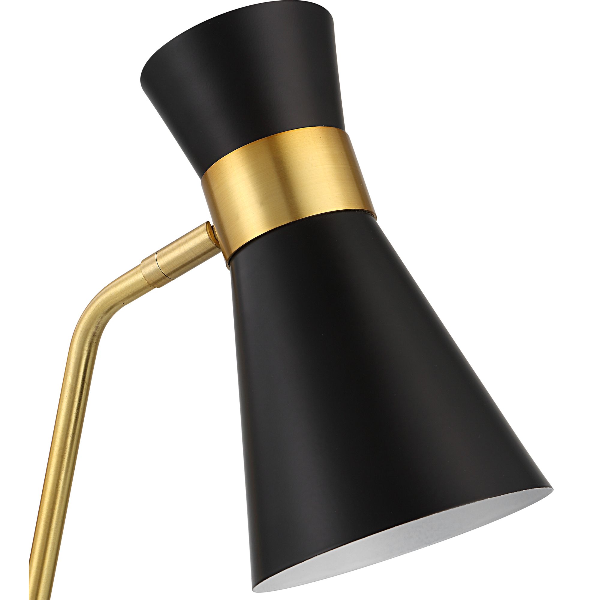 Image 5 Cinnabar Road Navasota Black and Gold Desk Lamp more views