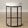 3_Cinnabar Road Nova 26 1/4" Cream and Black Counter Stool more views