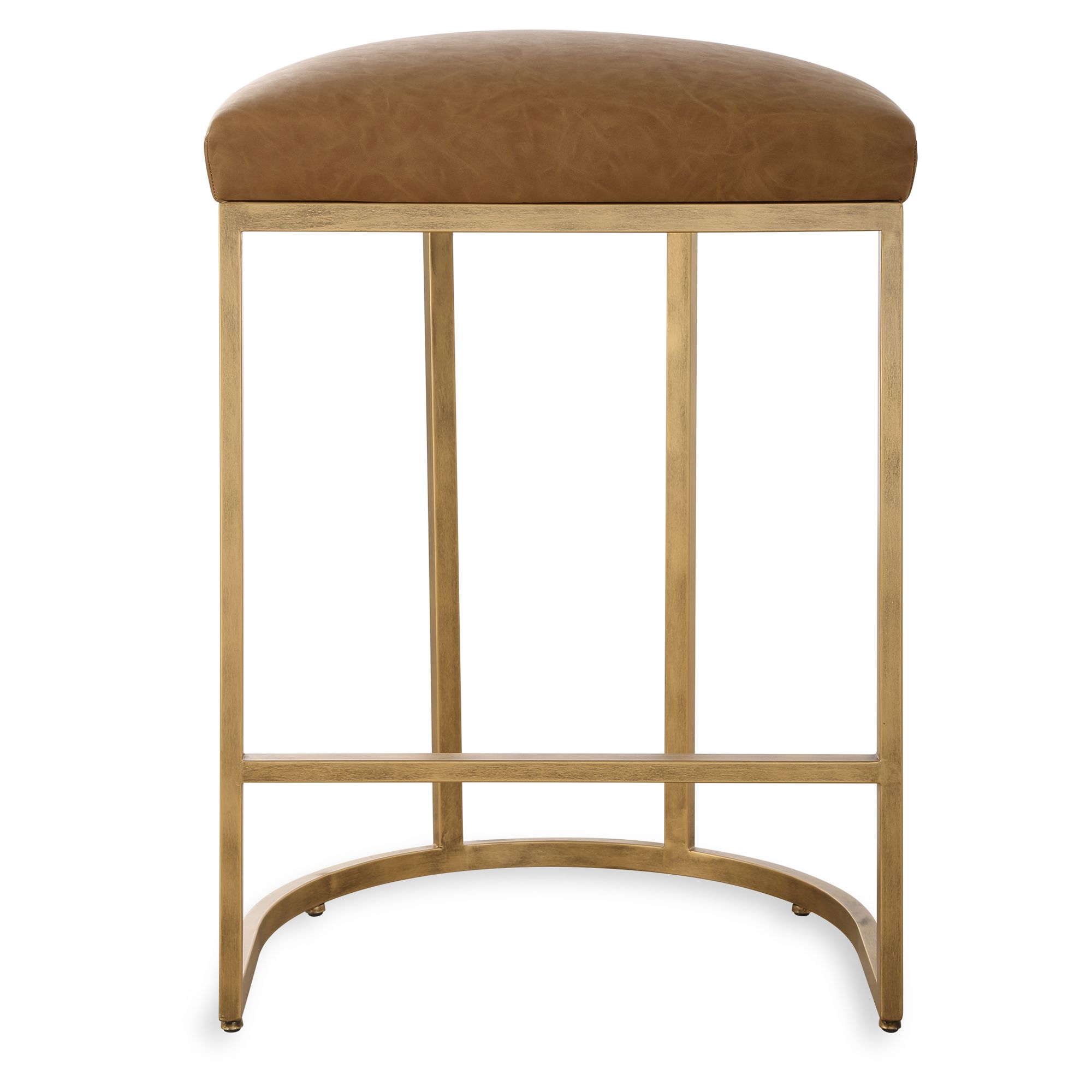 Thumbnail2 of Cinnabar Road Nova 26 1/4" Rich Camel and Brass Counter Stool