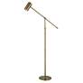 2_Cinnabar Road Pecos Antique Brass Adjustable Floor Lamp
