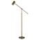 Cinnabar Road Pecos Antique Brass Adjustable Floor Lamp
