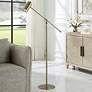 1_Cinnabar Road Pecos Antique Brass Adjustable Floor Lamp