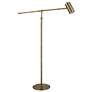 4_Cinnabar Road Pecos Antique Brass Adjustable Floor Lamp more views