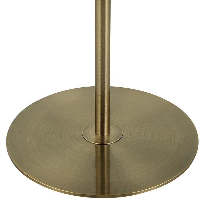 Image 6 Cinnabar Road Pecos Antique Brass Adjustable Floor Lamp more views