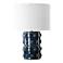 Cinnabar Road Poseidon Rich Blue Ceramic Accent Table Lamp