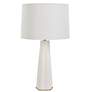 2_Cinnabar Road Presidio Satin White Ceramic Table Lamp